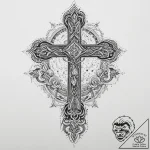 Hieroglyph, tattoo flash sheet design, dotwor… – tattoo sketch (№1754060040_0, 01.08.2025 14:54) — tattoovalue.net