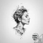 Tattoo sketch an abstract representation of i… – tattoo sketch (№1754062458_0, 01.08.2025 15:34) — tattoovalue.net