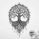 The erdtree from elden ring, artistic tattoo… – tattoo sketch (№1754063687_0, 01.08.2025 15:54) — tattoovalue.net