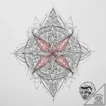 Tattoo sketch an abstract flow of energy betw… – tattoo sketch (№1754068819_0, 01.08.2025 17:20) — tattoovalue.net