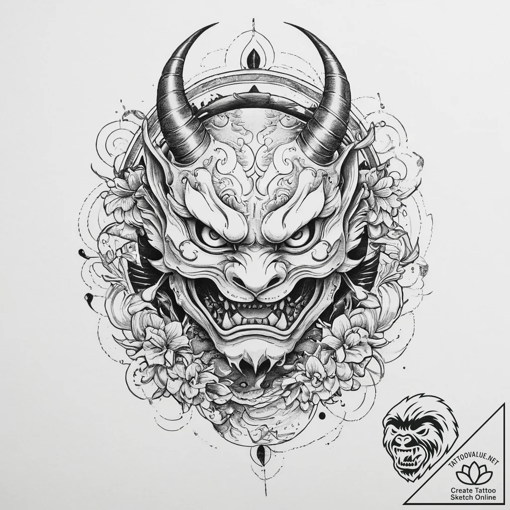 Tattoo design an abstract representation of t... - tattoo sketch (№1754075347_0, 01.08.2025 19:09) — tattoovalue.net