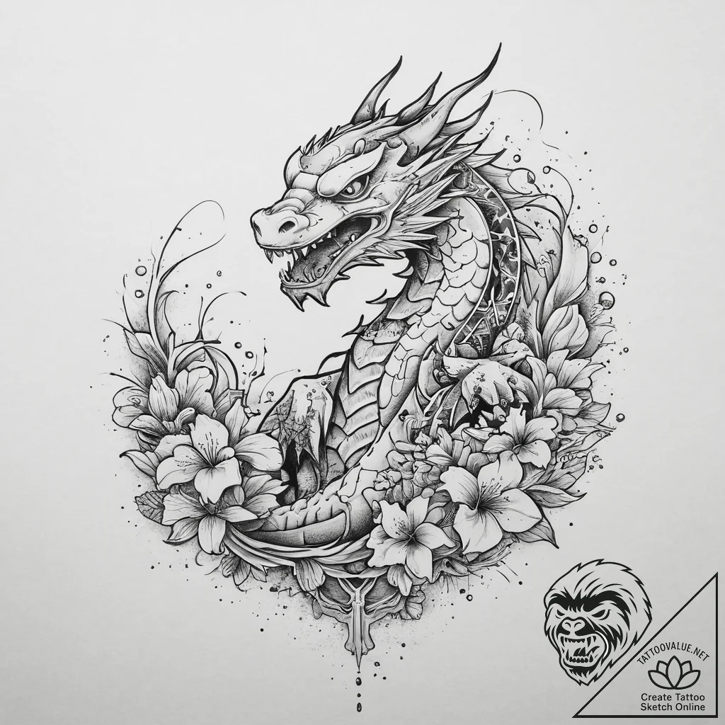Tattoo sketch a retro space invader alien wit... - tattoo sketch (№1754076354_0, 01.08.2025 19:25) — tattoovalue.net