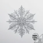 A close-up of the delicate, crystalline struc… – tattoo sketch (№1754079183_0, 01.08.2025 20:13) — tattoovalue.net