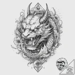 Gladiator, ink illustration for tattoo, detai… – tattoo sketch (№1754079996_0, 01.08.2025 20:26) — tattoovalue.net