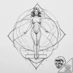 Tattoo sketch a stylized “first place” podium… – tattoo sketch (№1754081602_0, 01.08.2025 20:53) — tattoovalue.net