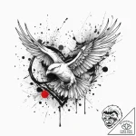 Tattoo sketch an abstract representation of “… – tattoo sketch (№1754082200_0, 01.08.2025 21:03) — tattoovalue.net