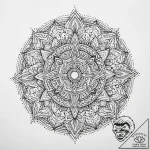 Tattoo design a stylized power core, radiatin… – tattoo sketch (№1754082399_0, 01.08.2025 21:06) — tattoovalue.net