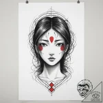 No-face from spirited away, tattoo sketch des… – tattoo sketch (№1754085224_0, 01.08.2025 21:53) — tattoovalue.net