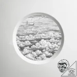A view from a window seat of an airplane, loo… – tattoo sketch (№1754093298_0, 02.08.2025 00:08) — tattoovalue.net