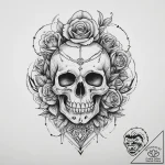 Tattoo sketch a playful monster or creature d… – tattoo sketch (№1754094515_0, 02.08.2025 00:28) — tattoovalue.net