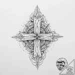Tattoo sketch an abstract representation of w… – tattoo sketch (№1754094719_0, 02.08.2025 00:31) — tattoovalue.net