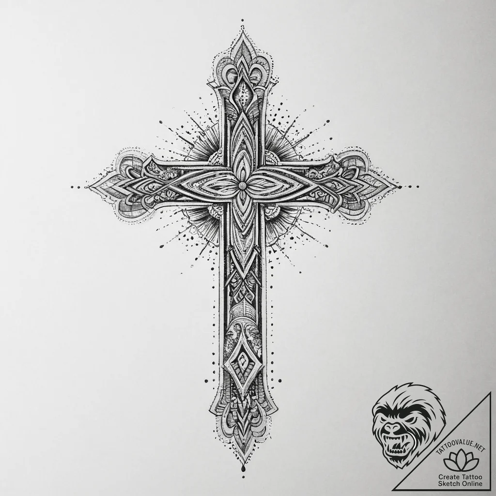 Target, tattoo flash sheet design, detailed c... - tattoo sketch (№1754095118_0, 02.08.2025 00:38) — tattoovalue.net