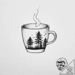 Tattoo sketch a simple object (e.g., a cup) w… – tattoo sketch (№1754095522_0, 02.08.2025 00:45) — tattoovalue.net