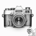 Vintage camera – tattoo sketch (№1754097123_0, 02.08.2025 01:12) — tattoovalue.net