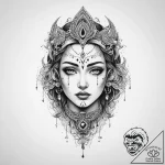Tattoo sketch a powerful, silent guardian fig… – tattoo sketch (№1754099341_0, 02.08.2025 01:49) — tattoovalue.net