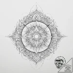 Tattoo design an abstract wave crashing and d… – tattoo sketch (№1754100373_0, 02.08.2025 02:06) — tattoovalue.net