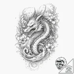A soundwave of a heartbeat, tattoo line art,… – tattoo sketch (№1754100774_0, 02.08.2025 02:12) — tattoovalue.net