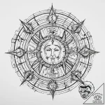 Tattoo sketch a zodiac glyph appearing on a p… – tattoo sketch (№1754102166_0, 02.08.2025 02:36) — tattoovalue.net