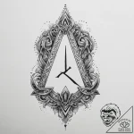 119. tattoo design: a minimalist “oud” rune,… – tattoo sketch (№1754103159_0, 02.08.2025 02:52) — tattoovalue.net