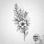Tattoo sketch a subtle wood grain texture on… – tattoo sketch (№1754105924_0, 02.08.2025 03:38) — tattoovalue.net