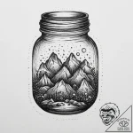 Tattoo design a ‘memory capsule’ design, perh… – tattoo sketch (№1754106317_0, 02.08.2025 03:45) — tattoovalue.net
