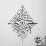Tattoo design a tiny, minimalist symbol uniqu… – tattoo sketch (№1754106907_0, 02.08.2025 03:55) — tattoovalue.net
