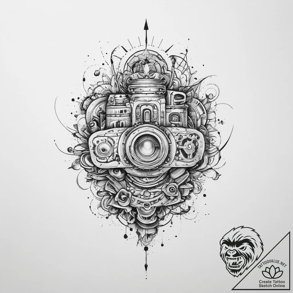 Tattoo design a piece of a favorite childhood... - tattoo sketch (№1754108877_0, 02.08.2025 04:27) — tattoovalue.net