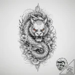 Blood type, tattoo sketch design, muted color… – tattoo sketch (№1754111845_0, 02.08.2025 05:17) — tattoovalue.net