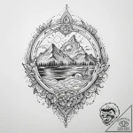 Tattoo sketch a subtle soundwave of a loved o… – tattoo sketch (№1754112834_0, 02.08.2025 05:33) — tattoovalue.net