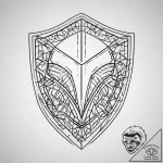 Tattoo sketch a powerful geometric pattern th… – tattoo sketch (№1754114612_0, 02.08.2025 06:03) — tattoovalue.net