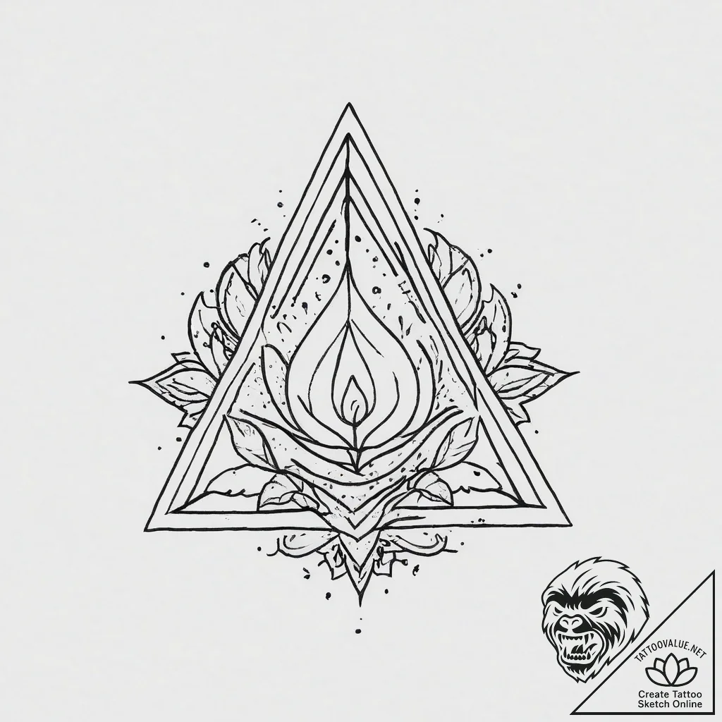 Tattoo sketch a tiny 'save point' symbol line... - tattoo sketch (№1754126103_0, 02.08.2025 09:15) — tattoovalue.net