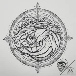 A house sigil from game of thrones (e.g., sta… – tattoo sketch (№1754126299_0, 02.08.2025 09:18) — tattoovalue.net