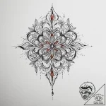 Tattoo design a watercolor splash that visual… – tattoo sketch (№1754127098_0, 02.08.2025 09:31) — tattoovalue.net