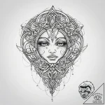 Tattoo design a powerful thought bubble with… – tattoo sketch (№1754128481_0, 02.08.2025 09:54) — tattoovalue.net