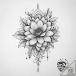 р“сђсѓрїрїр° 11: symbolic flora (рўрёрјрірѕр»… – tattoo sketch (№1754129274_0, 02.08.2025 10:07) — tattoovalue.net