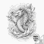 Jack-in-the-box, ink illustration for tattoo,… – tattoo sketch (№1754130869_0, 02.08.2025 10:34) — tattoovalue.net