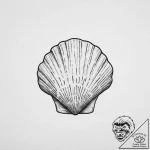 Tattoo sketch a highly detailed small seashel… – tattoo sketch (№1754131066_0, 02.08.2025 10:37) — tattoovalue.net