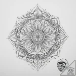Tattoo sketch a hidden initial in a pattern.,… – tattoo sketch (№1754131466_0, 02.08.2025 10:44) — tattoovalue.net