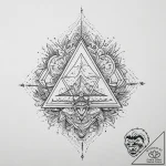 Hieroglyph, artistic tattoo sketch, black and… – tattoo sketch (№1754134046_0, 02.08.2025 11:27) — tattoovalue.net