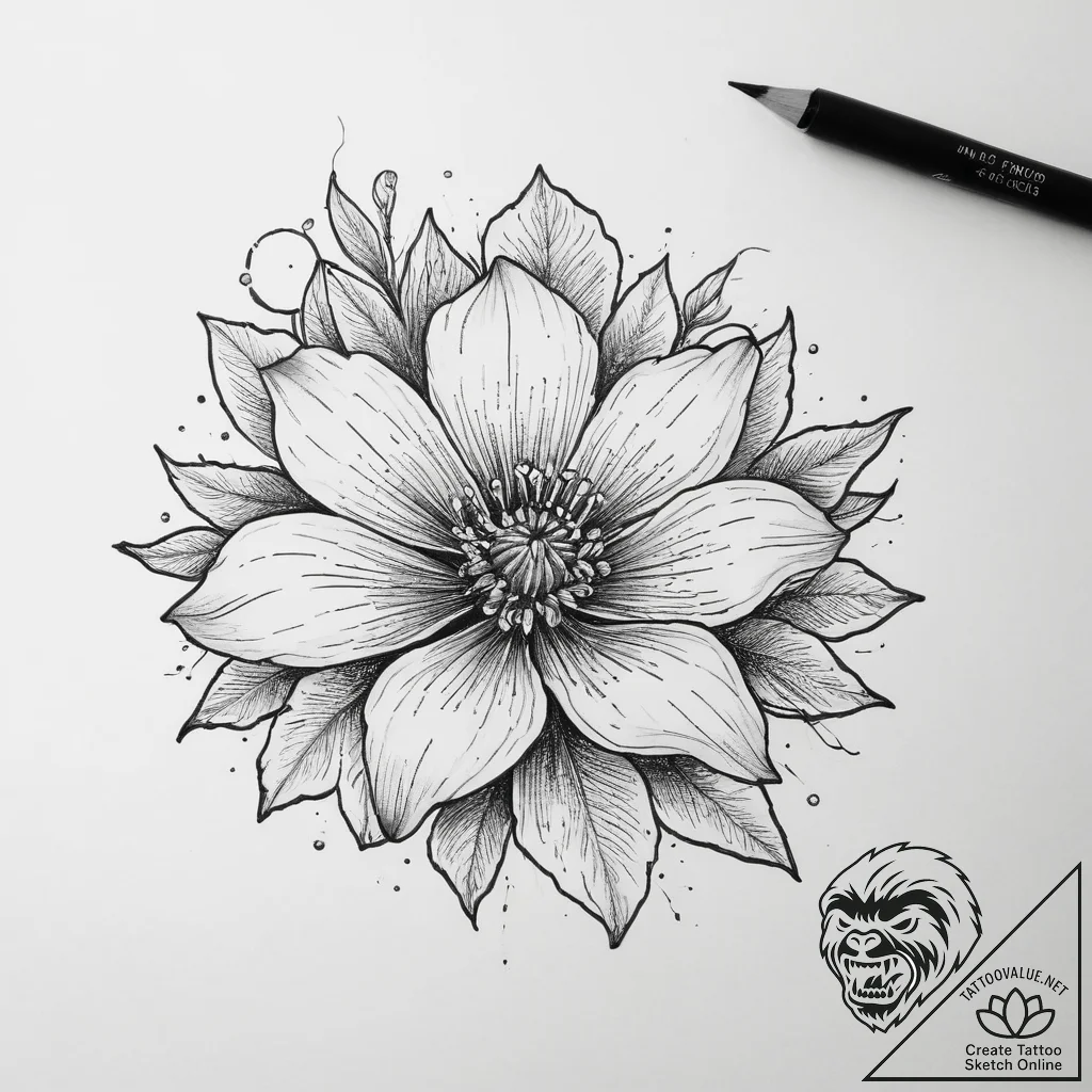 Tattoo sketch a single, falling tear transfor... - tattoo sketch (№1754135845_0, 02.08.2025 11:57) — tattoovalue.net