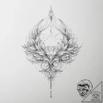 Tattoo design a delicate blend of colors form… – tattoo sketch (№1754137231_0, 02.08.2025 12:20) — tattoovalue.net