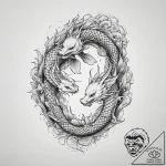Tattoo sketch a ‘high five’ gesture, split be… – tattoo sketch (№1754141542_0, 02.08.2025 13:32) — tattoovalue.net