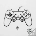 Tattoo sketch a controller’s analog stick wit… – tattoo sketch (№1754142517_0, 02.08.2025 13:48) — tattoovalue.net