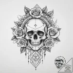 Tattoo design a weight being lifted, showing… – tattoo sketch (№1754144078_0, 02.08.2025 14:14) — tattoovalue.net