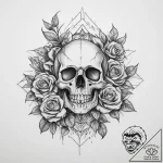 Tattoo design a symbol representing a persona… – tattoo sketch (№1754145649_0, 02.08.2025 14:40) — tattoovalue.net