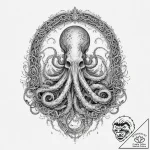 Tattoo sketch a strong, mythical sea creature… – tattoo sketch (№1754146432_0, 02.08.2025 14:53) — tattoovalue.net