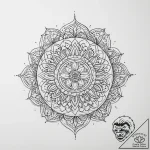 Mandala – tattoo sketch (№1754221114_0, 03.08.2025 11:38) — tattoovalue.net