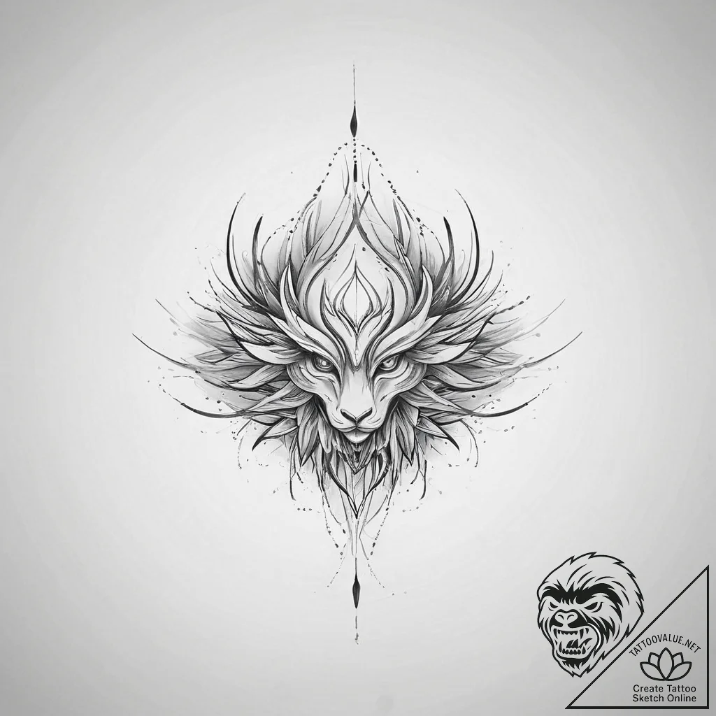 р сѓрѕр° р’рµс‚рµсђ (vetar, wind, inspiration... - tattoo sketch (№1754223519_0, 03.08.2025 12:18) — tattoovalue.net
