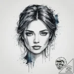 Tattoo sketch a memorial portrait in a realis… – tattoo sketch (№1754225565_0, 03.08.2025 12:52) — tattoovalue.net