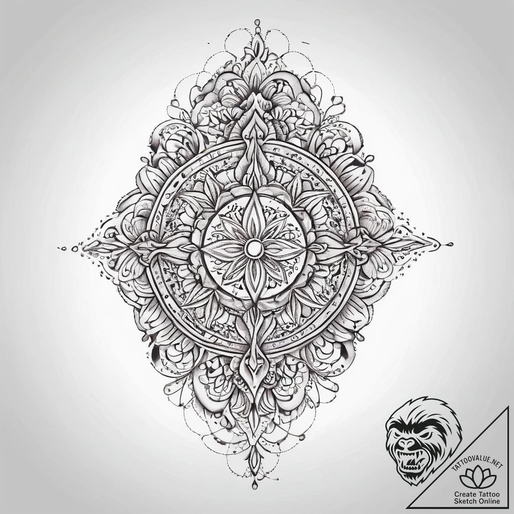 Tattoo sketch a glowing "level complete" bann... - tattoo sketch (№1754229404_0, 03.08.2025 13:56) — tattoovalue.net